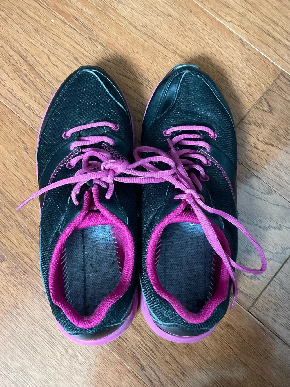 Vionic Kona Women's Sneakers Black, Pink Size 7.5 NO INSOLES Workout Athletic